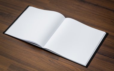 Ahşap üzerine boş defter
