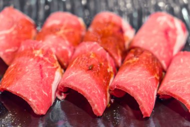 Barbekü sığır et dilimleri