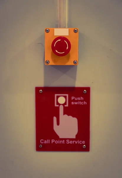 Botón de servicio de punto de llamada — Foto de Stock