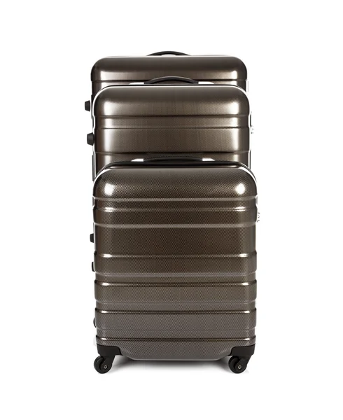 Handle plastic Suitcases — Stock Photo, Image