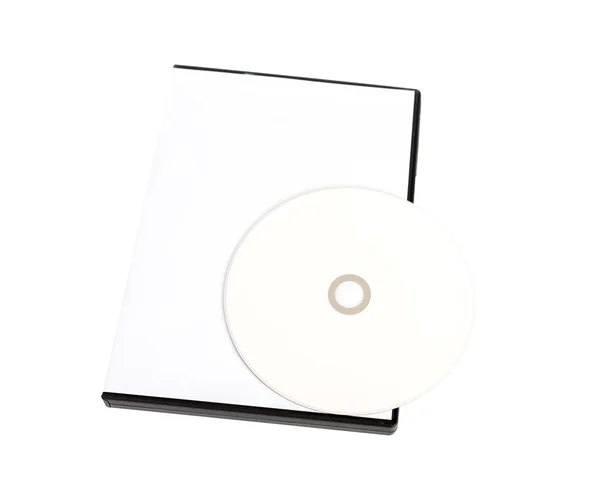 Disco compacto em branco simular — Fotografia de Stock