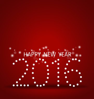 Yeni yıl tebrik kartı.