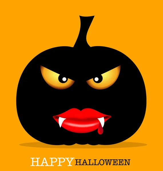 Feliz calabaza de Halloween — Vector de stock