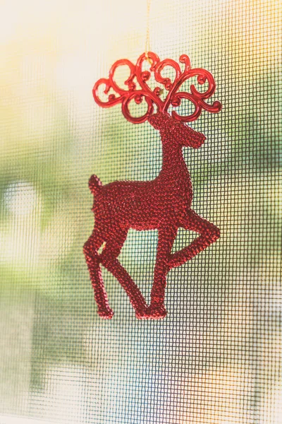 Deer christmas decoration — Stock Photo, Image