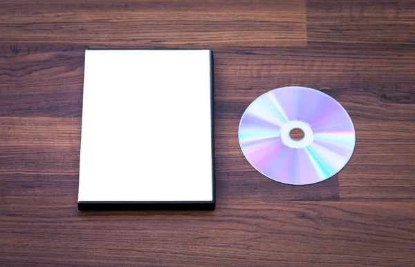 Compact disc with cover — Stock Photo, Image