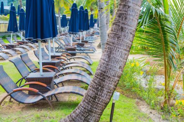 sandalye ve şemsiye