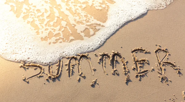 Parola d'estate sulla spiaggia — Foto Stock