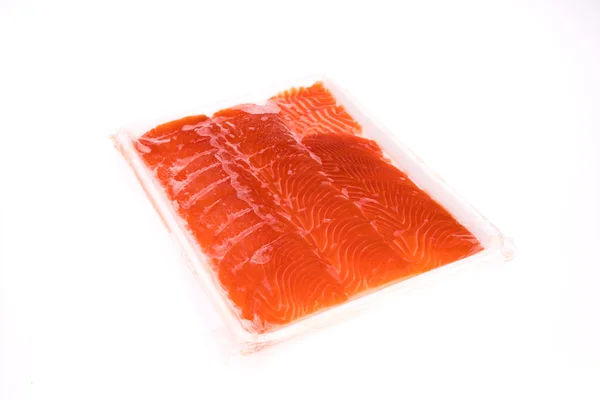 Filé de salmão congelado — Fotografia de Stock