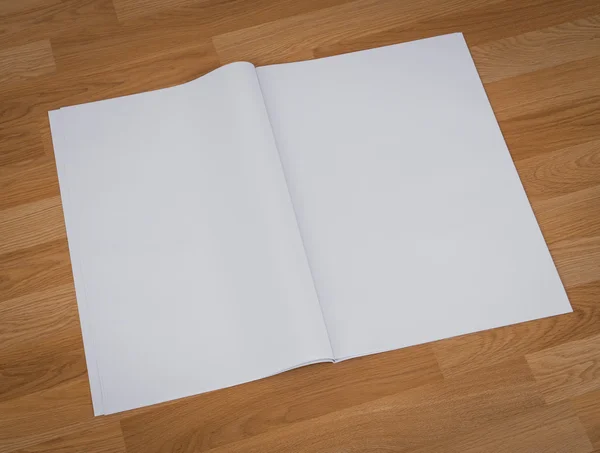 Newspaper with empty space mock up — Stock Photo, Image