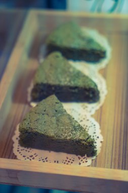 yeşil çay pasta