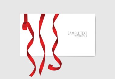 kart kırmızı şeritler