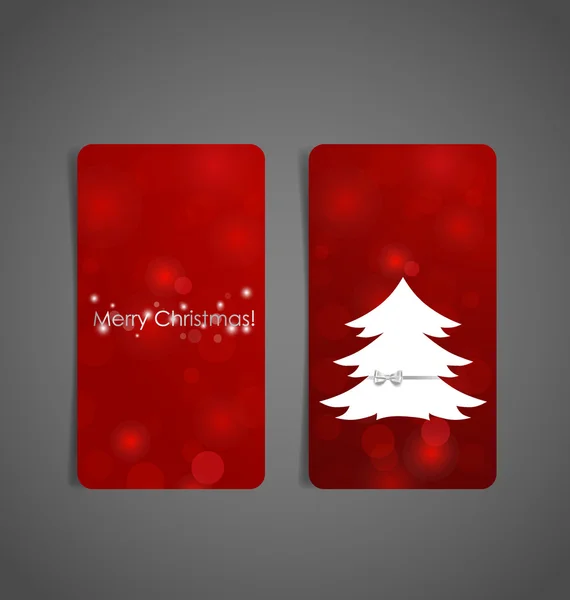 Χριστούγεννα σχεδιασμό για κάρτες — Διανυσματικό Αρχείο