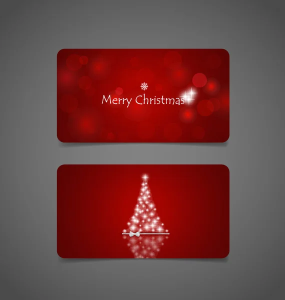 Χριστούγεννα σχεδιασμό για κάρτες — Διανυσματικό Αρχείο