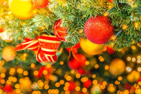 Dekorasyon Noel ağacı — Stok fotoğraf