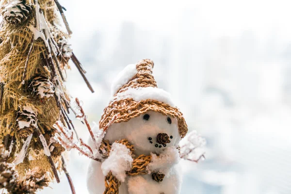 Cute christmas snowman — Stock Photo, Image