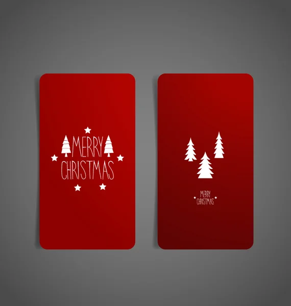 Cartes de voeux de Noël — Image vectorielle