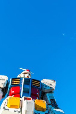 anime robot Gundam heykeli