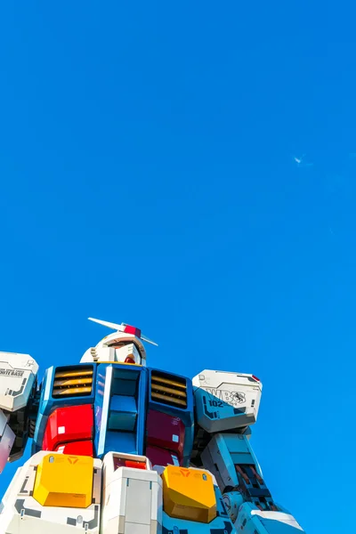 Скульптура аниме-робота Gundam — стоковое фото