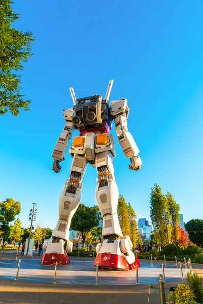 Sculptura robotului anime Gundam — Fotografie, imagine de stoc