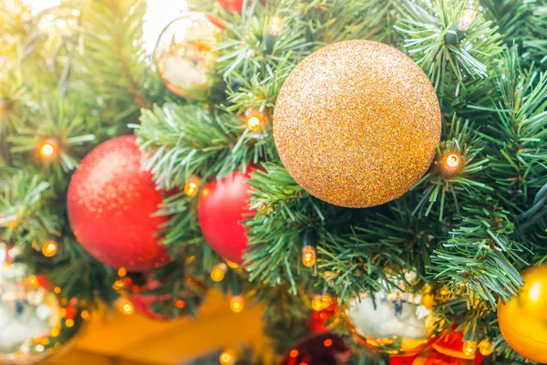 Christmas tree with decoration — Stock Photo, Image