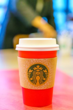 Starbucks kahve arka plan.