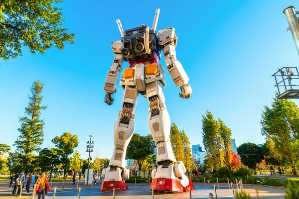 Skulptur av anime robot Gundam — Stockfoto