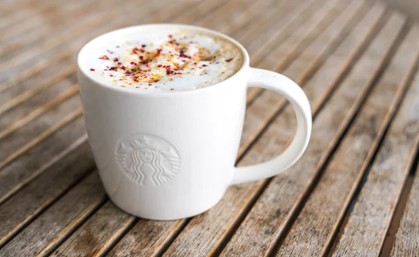 Glas Starbucks-Kaffee — Stockfoto