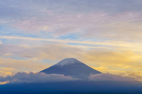 Beautiful Mount Fuji at sunset, Japan