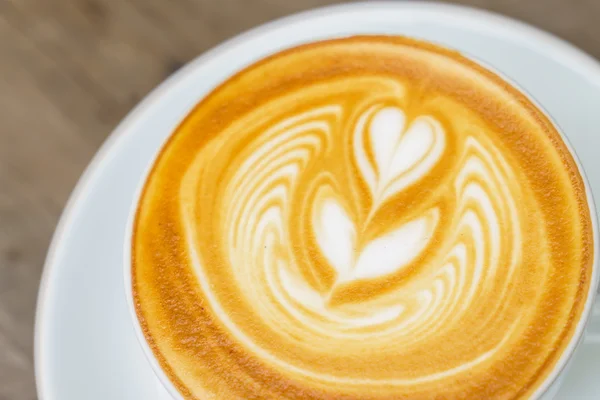 Latte Coffee art — Stock Photo, Image