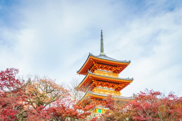 Architektura w świątyni Kiyomizu-dera — Zdjęcie stockowe