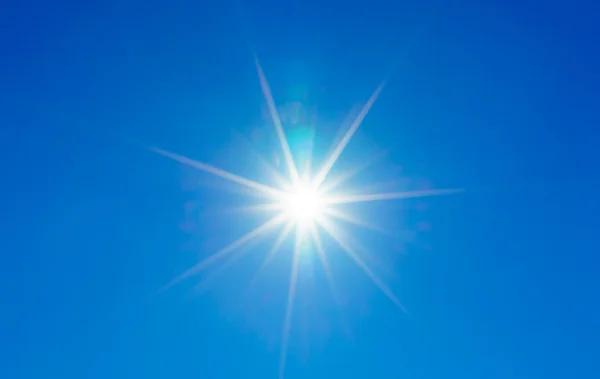 Blue sky with clouds — Stock Photo, Image