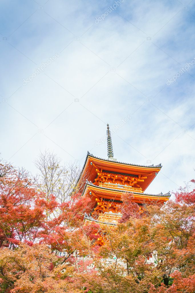 Architecture in Kiyomizu-dera Temple