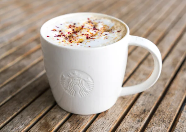 Glas Starbucks-Kaffee — Stockfoto