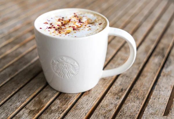Glas Starbucks-Kaffee — Stockfoto