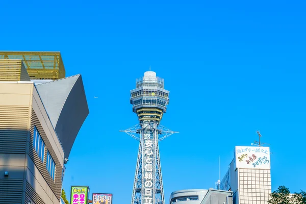 Tsutenkaku-tornet i shinsekai — Stockfoto