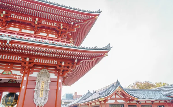 Templo de Sensoji-ji em Asakusa — Fotografia de Stock