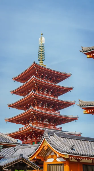 Templo Sensoji-ji en Asakusa — Foto de Stock