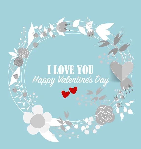 Happy Valentine's day card — Stock Vector