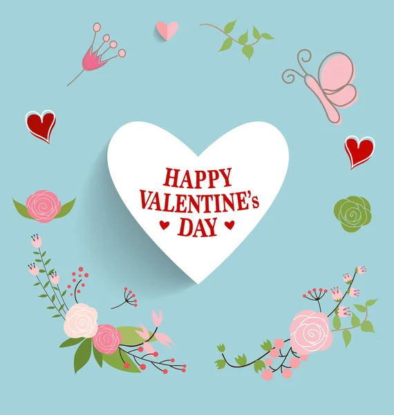 Buon San Valentino card — Vettoriale Stock