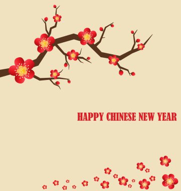 Çin Yeni Yıl tebrik kartı