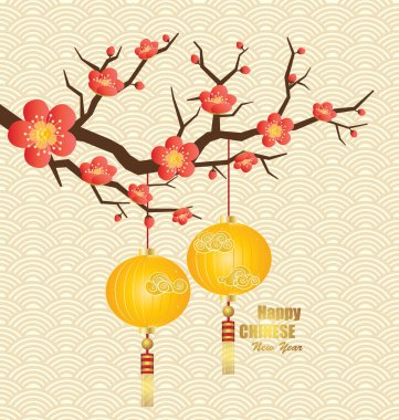 Çin Yeni Yıl tebrik kartı