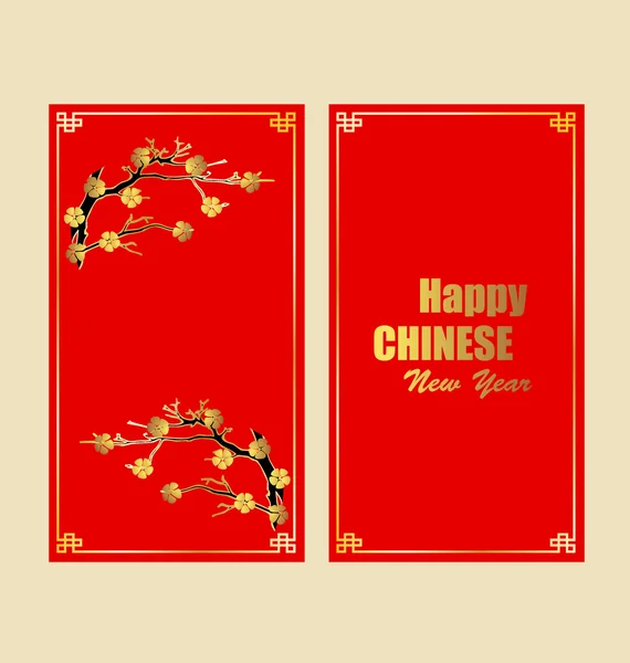 Chinese New Year Money Design — Stock Vector