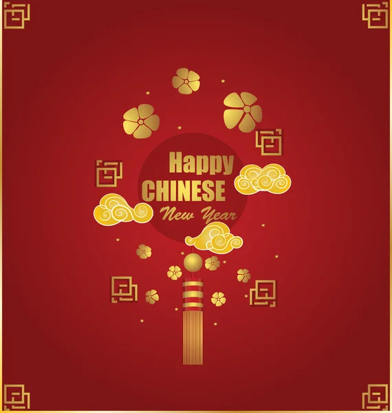 Chinese new year background — Stock Vector