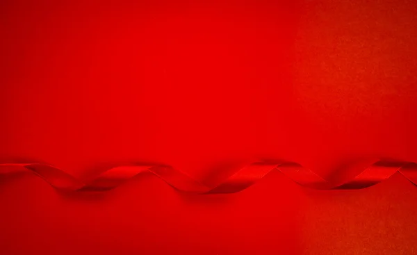 Güzel kırmızı kurdele — Stok fotoğraf