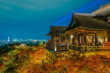 lazer ışık Fuarı'nda Kiyomizu-dera t güzel mimari