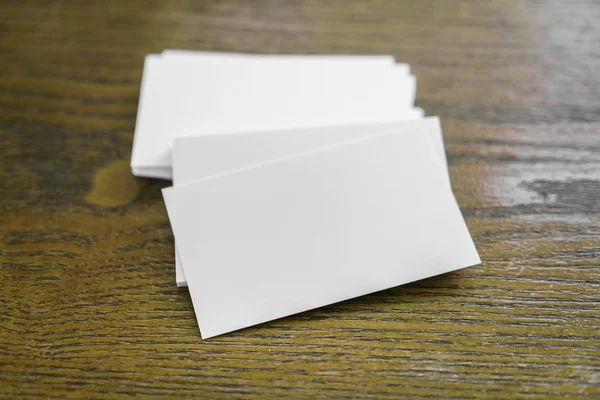 Business cards on table — Stock Photo, Image