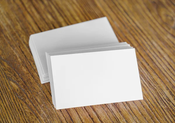 Business cards on table — Stock Photo, Image