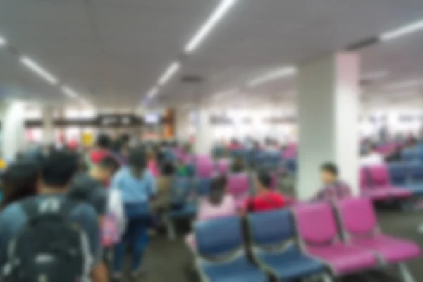 Абстрактний розмитий пасажир в аеропорту — стокове фото