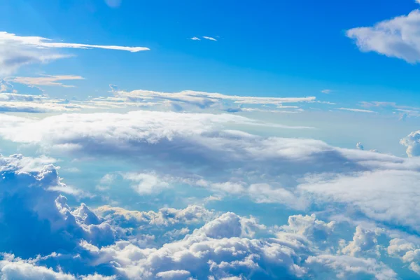 Blue sky with clouds — Stock Photo, Image