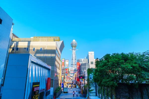 Tsutenkaku wieża w shinsekai — Zdjęcie stockowe